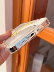 可愛卡通鴨子圖案TPR聚氨酯防摔手機殼 - 彩色 - 查看 4