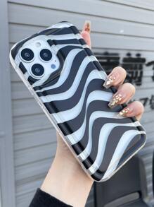 Vỏ điện thoại sọc - màu đen - Xem 3