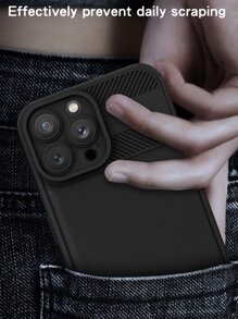 Ốp điện thoại TPU chắc chắn chống rơi - màu đen - Xem 2