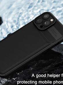 Ốp điện thoại TPU chắc chắn chống rơi - màu đen - Xem 3