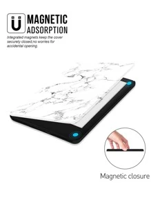 蝴蝶款式 Kindle 相容保護套,自動開啟/休眠功能 - 彩色 - 查看 3