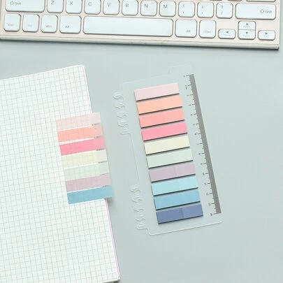 1pc Mixed Color Index Sticky Note Back To School