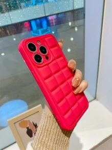 Vỏ điện thoại rắn - Màu Hồng Tươi - Xem 2