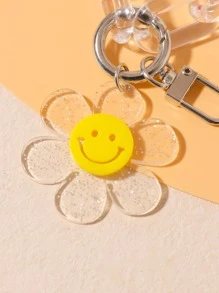 Dây chuyền trang trí hoa Charm Móc khóa màu sắc cầu vồng - Nhiều màu - Xem 3