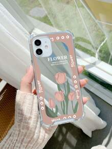 鬱金香印花鏡面手機殼 - 彩色 - 查看 2