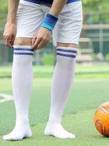 Vớ cao đến đầu gối họa tiết kẻ sọc cho nam - Nhiều màu - Xem 2