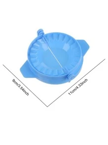 1pc PP Dumpling Mold, Daily Manual Dumpling Maker Press For Kitchen - Green - View 2