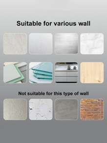 6pcs Clear Self-adhesive Hook, Multifunction Wall Hook For Household - Clear - View 6