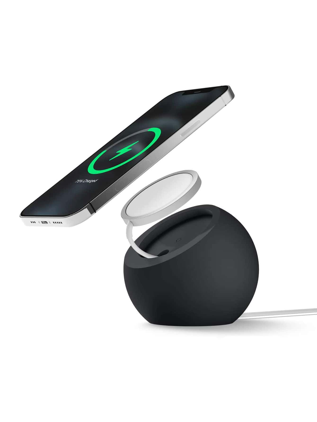 1入組矽膠手機充電支架適用於MagSafe