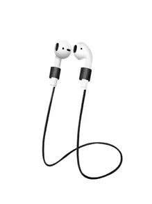 Bộ 4 dây chống thất lạc tai nghe Apple bằng silicon - màu đen - Xem 3