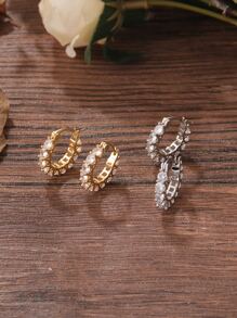 Kreolen mit Kubischem Zirkonia Dekor