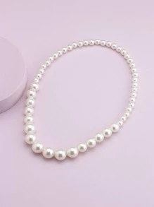 女孩珍珠串珠項鍊