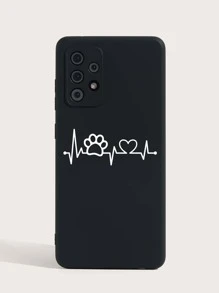 苹果卡通图案手机壳 - 黑與白 - 查看 5