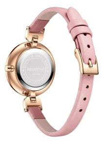 Delicate And Cute Quartz Watch For Women, Rebirth Brand - Pink - View 3