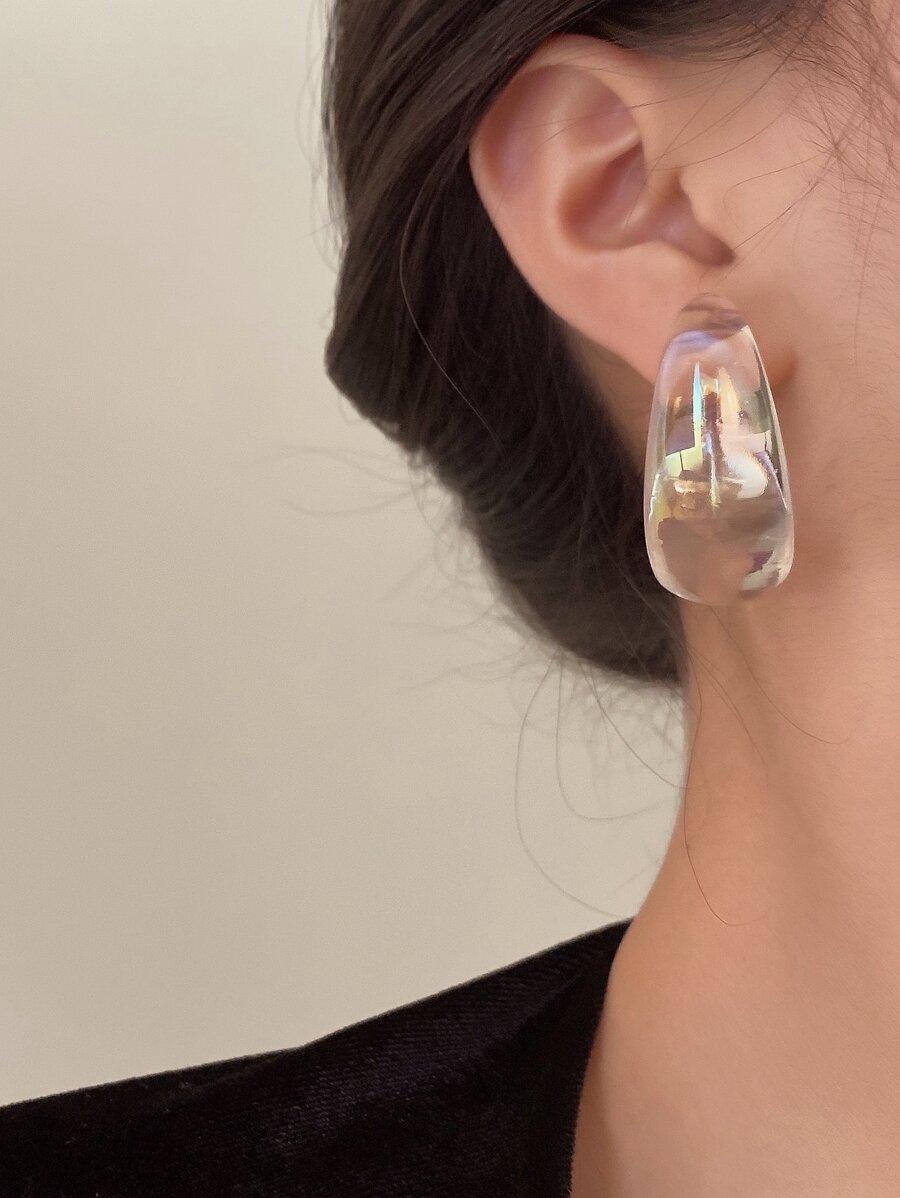 Clear Hoop Earrings SHEIN USA