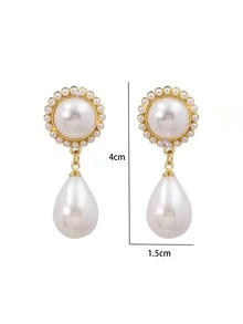 Water Drop Earrings - Multicolor - View 3