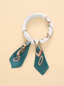 錬條圖案方巾 - 彩色 - 查看 4