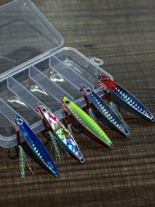 SOUGAYILANG 5入組金屬仿真魚餌 - 彩色 - 查看 5