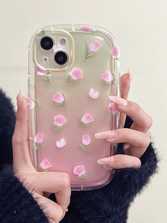 Funda para móvil con patrón floral