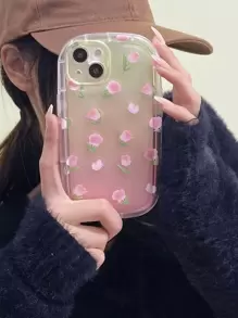 Funda para móvil con patrón floral - Multicolor - Ver 4