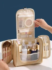 1 Túi Đựng Đồ Màu Be, Túi Đựng Đồ Du Lịch Chống Nước Polyester Cho Du Lịch - Màu be - Xem 1