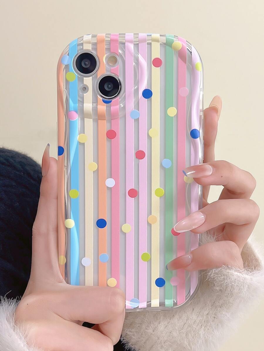 Striped Phone Case - Multicolor - View 1