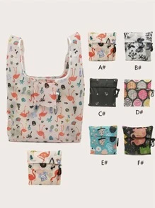 1 件，卡通图案可重复购物，适合家庭旅行、化妆、化妆品、度假收纳盒、大容量化妆品收纳盒化妆盒，适用于口红、刷子、护肤品、手机、硬币、小物品，适合家庭、礼物、度假和节日万圣节圣诞节多功能用途，波西米亚风 - 彩色 - 查看 1