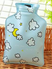 1入組隨機圖案迷你PVC熱水袋可愛卡通圖案家用保溫便攜式暖手器 - 彩色 - 查看 3