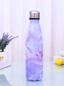 Marble Pattern Vacuum Cup Back To School - Purple - View 1
