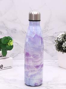 Marble Pattern Vacuum Cup Back To School - Purple - View 4