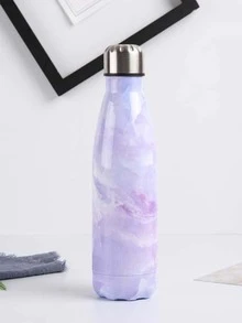 Marble Pattern Vacuum Cup Back To School - Purple - View 3