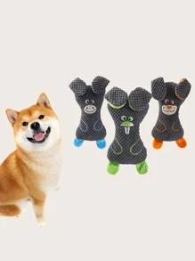 1pc Cartoon Graphic Random Pet Chew Toy - Multicolor - View 1