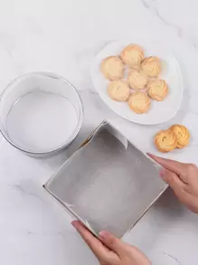 1 rollo de 10M Papel para hornear, hojas de papel pergamino rectangulares para hornear para panadería, barbacoa, fiesta, freidora de aire, cocina, revestimientos de freidora de aire, papel para freidora de aire