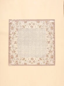 印花雪紡方巾 - 彩色 - 查看 3