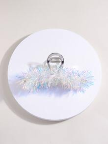 Tinsel Decor Hair Claw - Multicolor - View 5