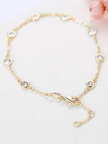 Kaletine سوار مكعب زركونيا زخرفة فضة