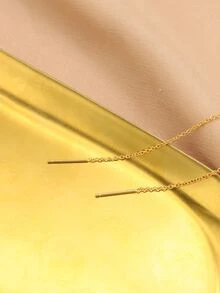 Faux Pearl Decor Drop Earrings - Multicolor - View 5