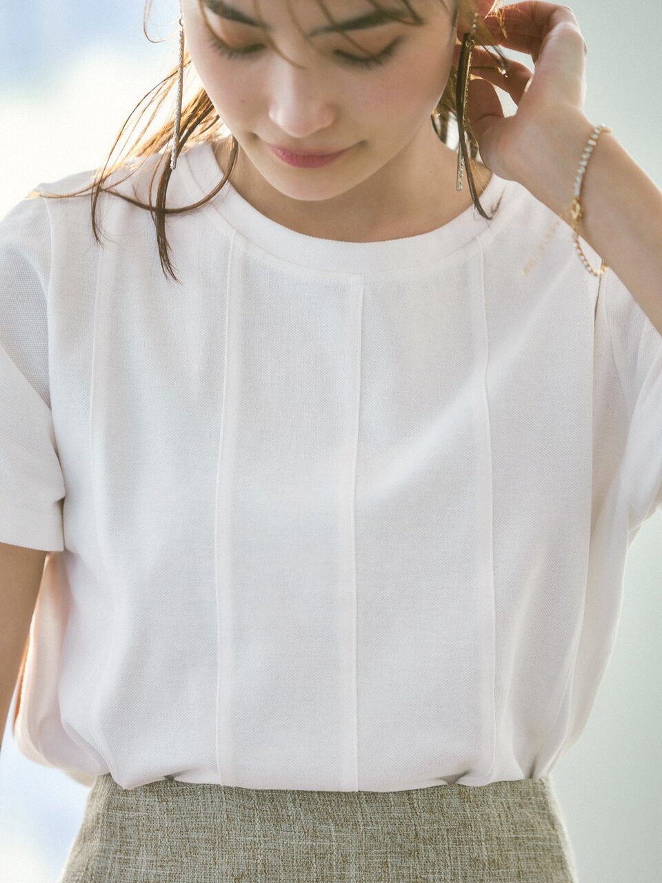 Solid Round Neck Tee