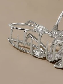 ROMWE Fairycore Fairy Design Hair Claw - Silver - View 5