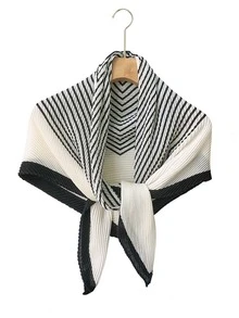 Striped Print Bandana - Multicolor - View 2