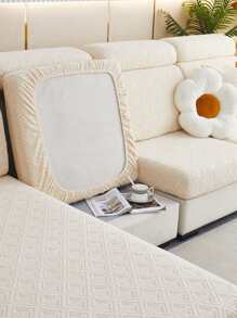 1PC Loafer Sofa Cover All-Purpose All-Purpose Non-Slip Elastic Sofa Hat - Beige - View 2