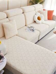 1PC Loafer Sofa Cover All-Purpose All-Purpose Non-Slip Elastic Sofa Hat - Beige - View 4