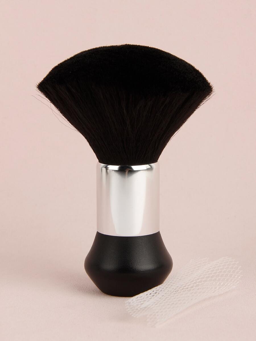 1 件装碎发刷颈掸子软碎发扫刷美发碎发清洁刷头发扫发理发店用美发工具 - 黑色 - 查看 1