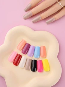 288 chiếc móng tay giả hình vuông dài - Nhiều màu - Xem 2