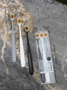 3pcs Toothbrush - Multicolor - View 2