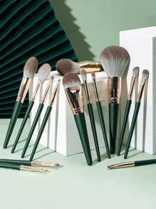 14 piezas Juego de brochas de maquillaje portátil Juego de brochas de maquillaje multifuncional Herramienta de maquillaje para principiantes Sombra de ojos Rubor Base Polvo Brocha para rubor, Juego de brochas, Juego de brochas de maquillaje, Juego de brochas de maquillaje, Juego de maquillaje completo, Juego de brochas de maquillaje, Juego de maquillaje completo, Juego de brochas, Juego de brochas de maquillaje, Juego de regalo de maquillaje, Juego - Multicolor - Ver 1