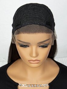 13*1蕾絲長款直筒人造假髮 - 棕色 - 查看 6