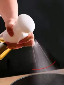 1入組PET油分配器廚房用極簡主義透明噴油瓶