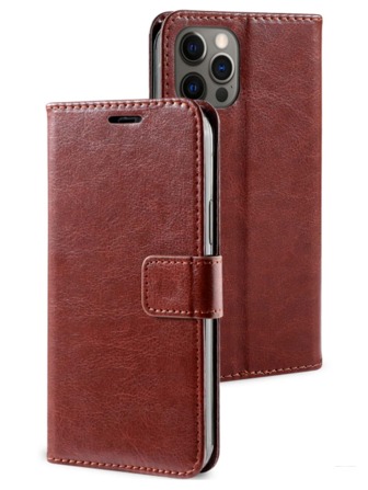 PU皮革防摔手機殼帶插卡槽