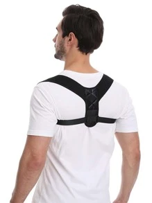 1pc Breathable Adult Orthopedic Strap - Black - View 1